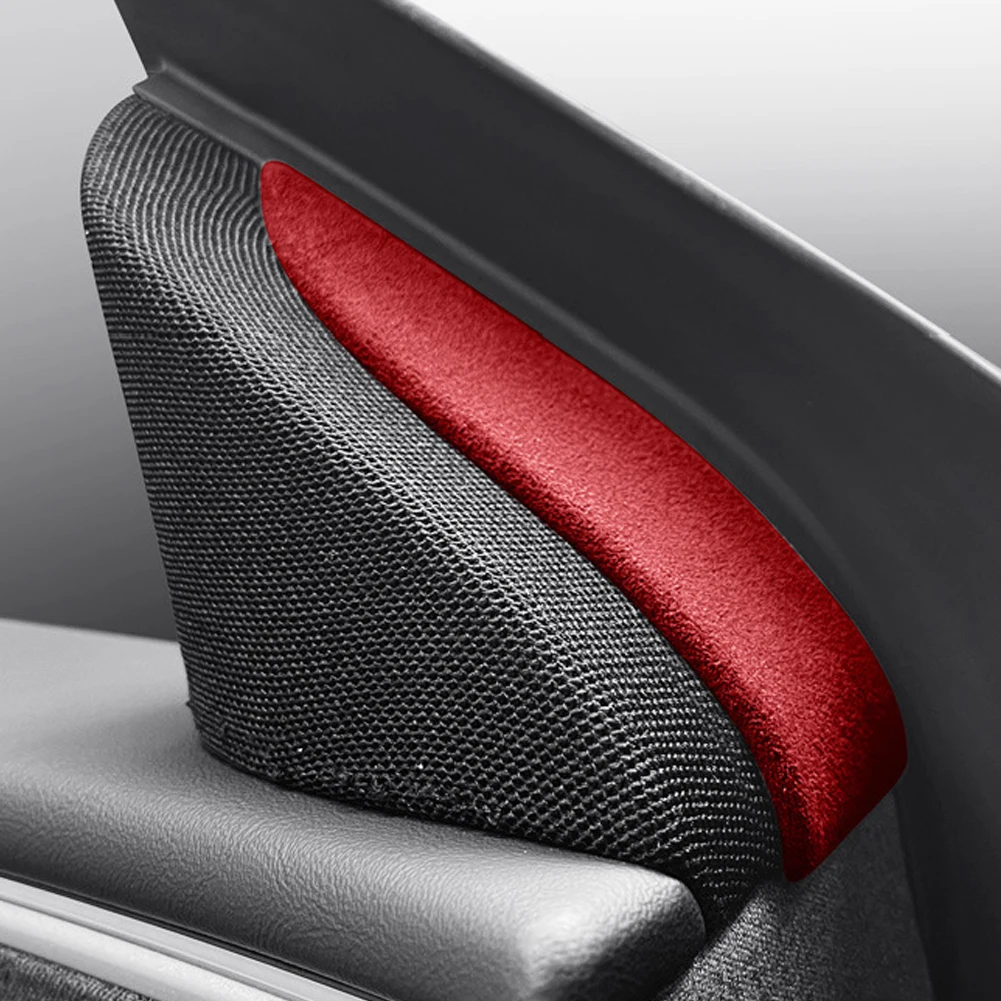 

Car Window Audio Trim Decorative Panel Sticker Suede For For Tesla Model 3 For Model Y Auto Interior Accessories