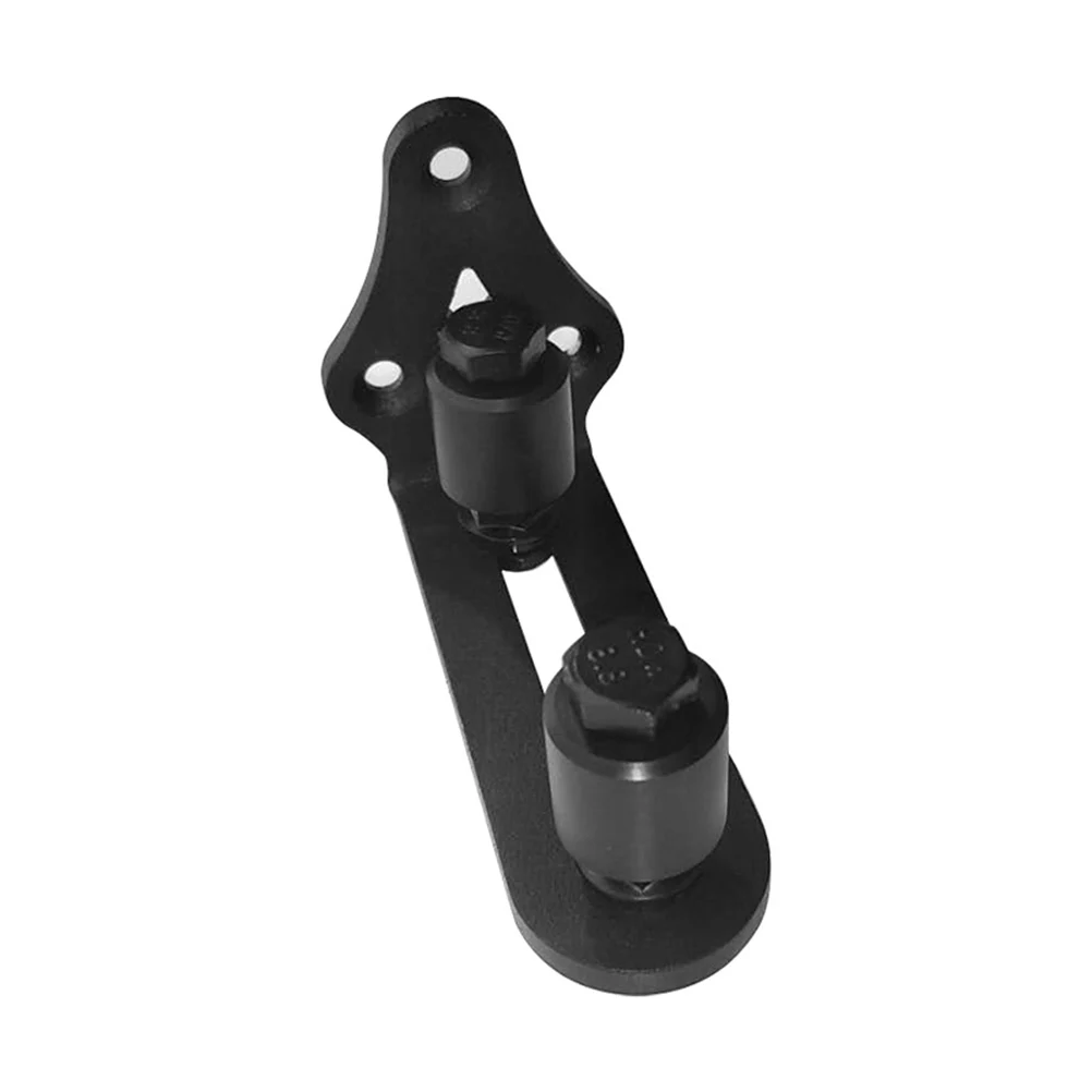 

Adjustable Floor Guide For Sliding Barn Ground Mount Hardware Smooth Rolling Durable Modern Style Black Door Sliding
