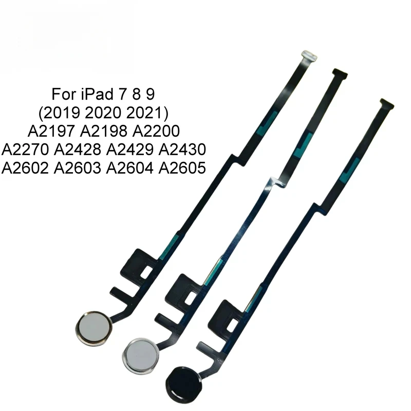 Home Button Flex Cable Replacement For iPad 5 6 7 8 9 2017 2018 2019 2020 2021 A2270 A2197 A1822 A1893