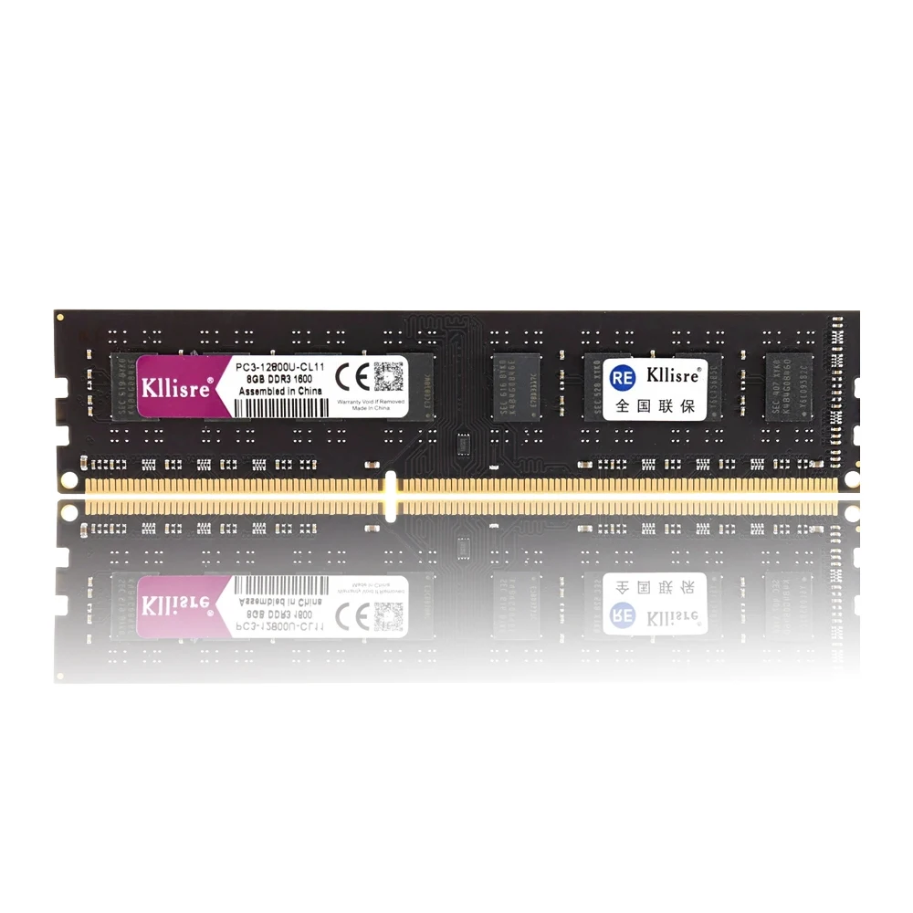 Kllisre DDR3 8GB 1600MHz Desktop Ram Memory