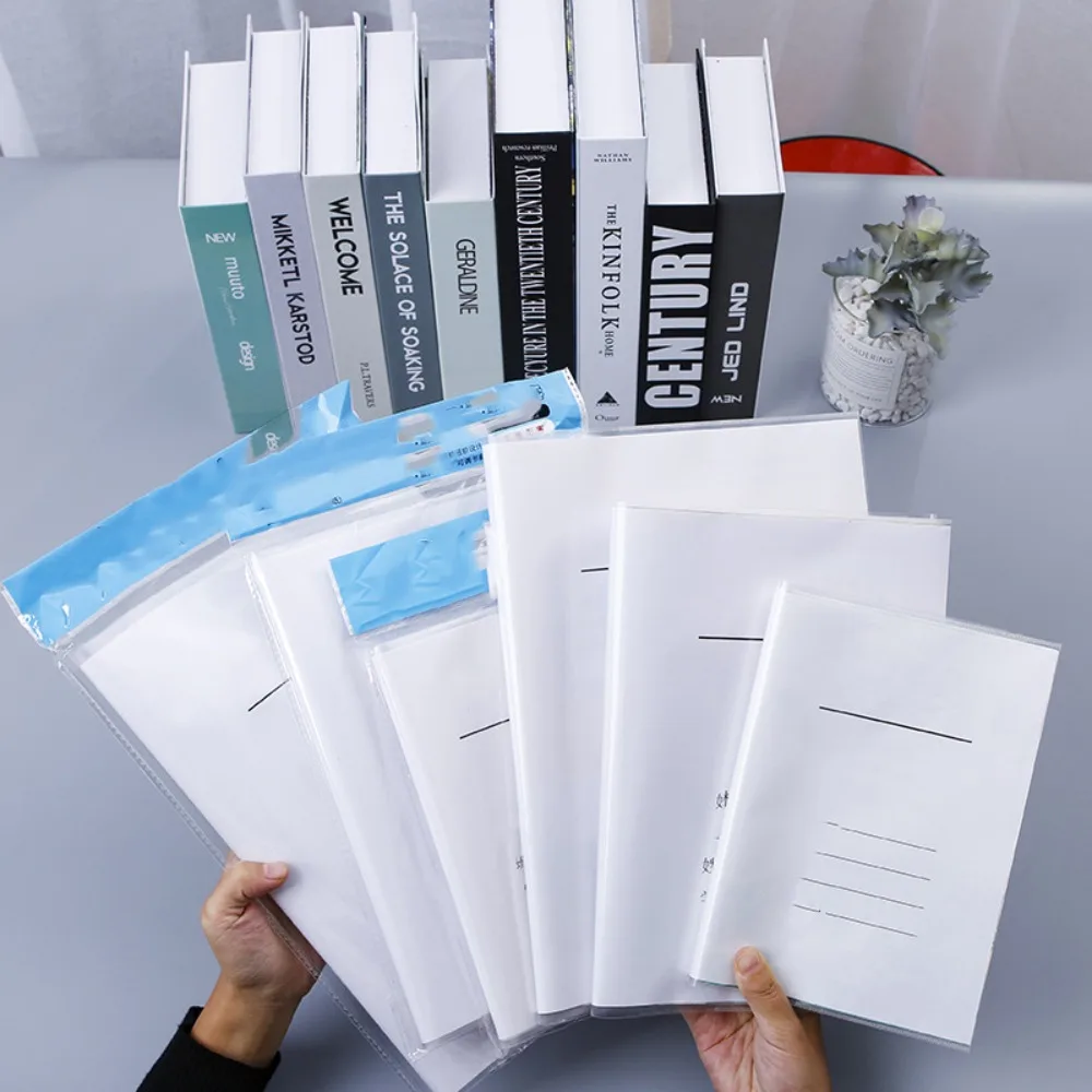 10 fogli A4 trasparente per libri, autoadesiva, impermeabile, protettiva per libri, trasparente, resistente allo sporco