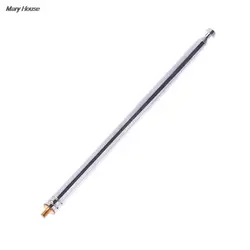 Hot 5 Section 3 mm RC Model Car 5 Silver External Threaded Expansion Antenna