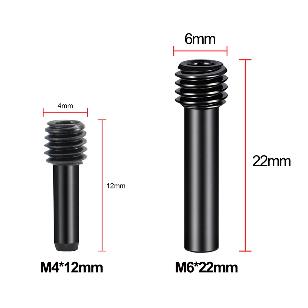 Yeahrun 10 peças m4 m6 pinos de parafuso de eixo de transmissão hexagonal sem cabeça para axial scx6 scx10 tamiya 1/6 1/10 rc crawler peças de carro