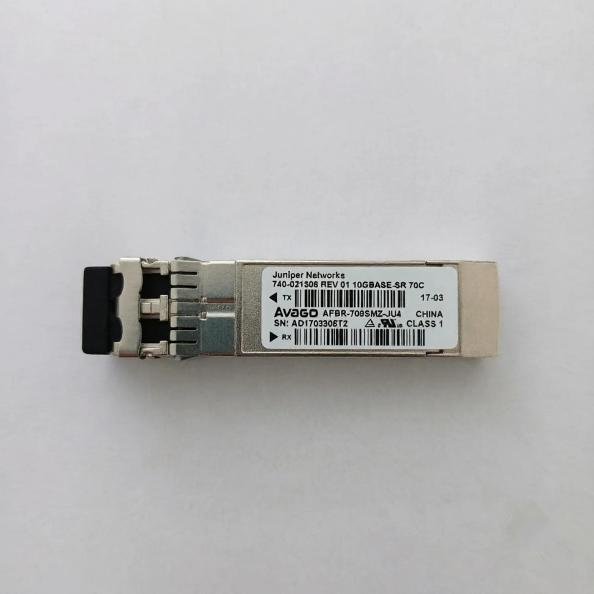 

1PCS Juniper Optical Switch 10G SFP/740-021308/AFBR-709SMZ-JU4/10GBASE-SR/10GB Fiber Module