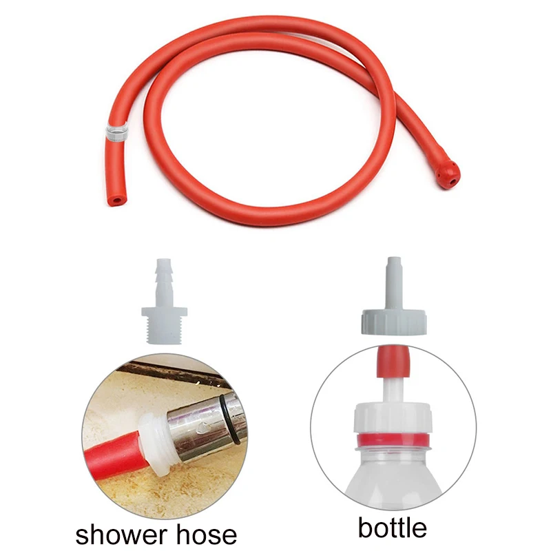 WETIPS 5holes Silicone Anal Chuveiros Hose Anti-backflow Deep Enema Rinse Annal Douche Translucent Plug Family Enemas 50cm-100cm