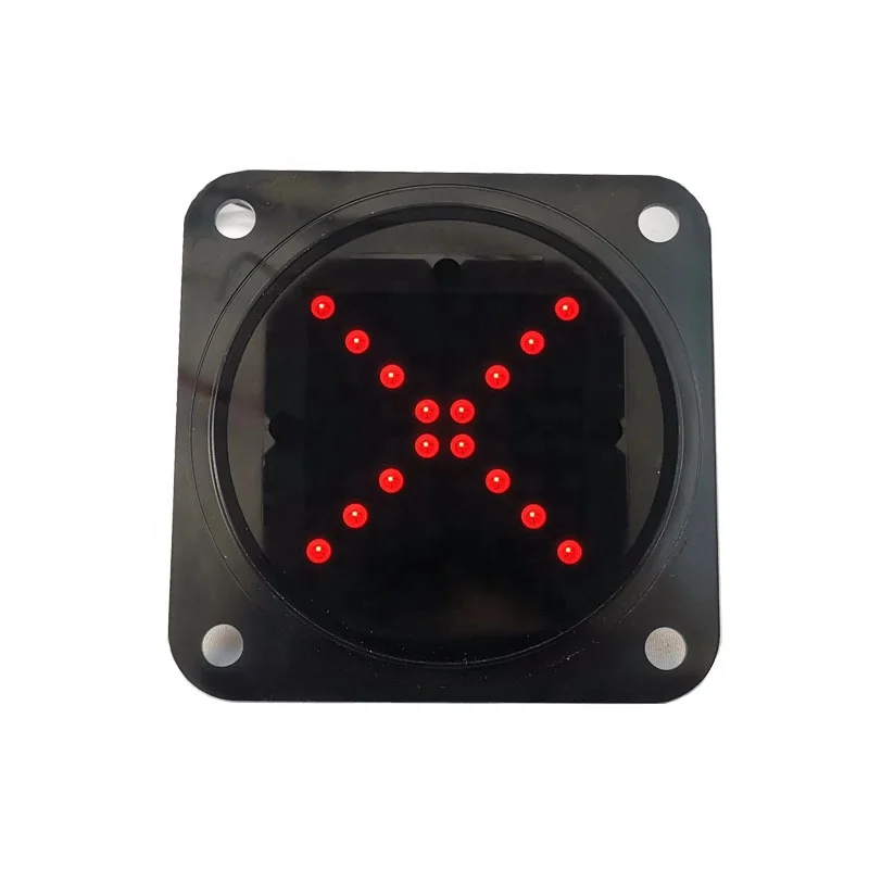 Turnstile Led Panel LED Indicator Light Tripod Carton Office Led Light Plate for Barrier Gate Acrylic Glass and Plastic IP54