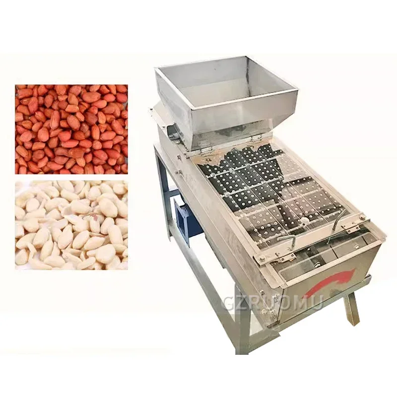 Peanut Skin Peeler Dry Roasted Peanut Peeling Machine 200KG/H Home Small Squeeze Oil Peanut Peeling Machine Broken Skin Machine