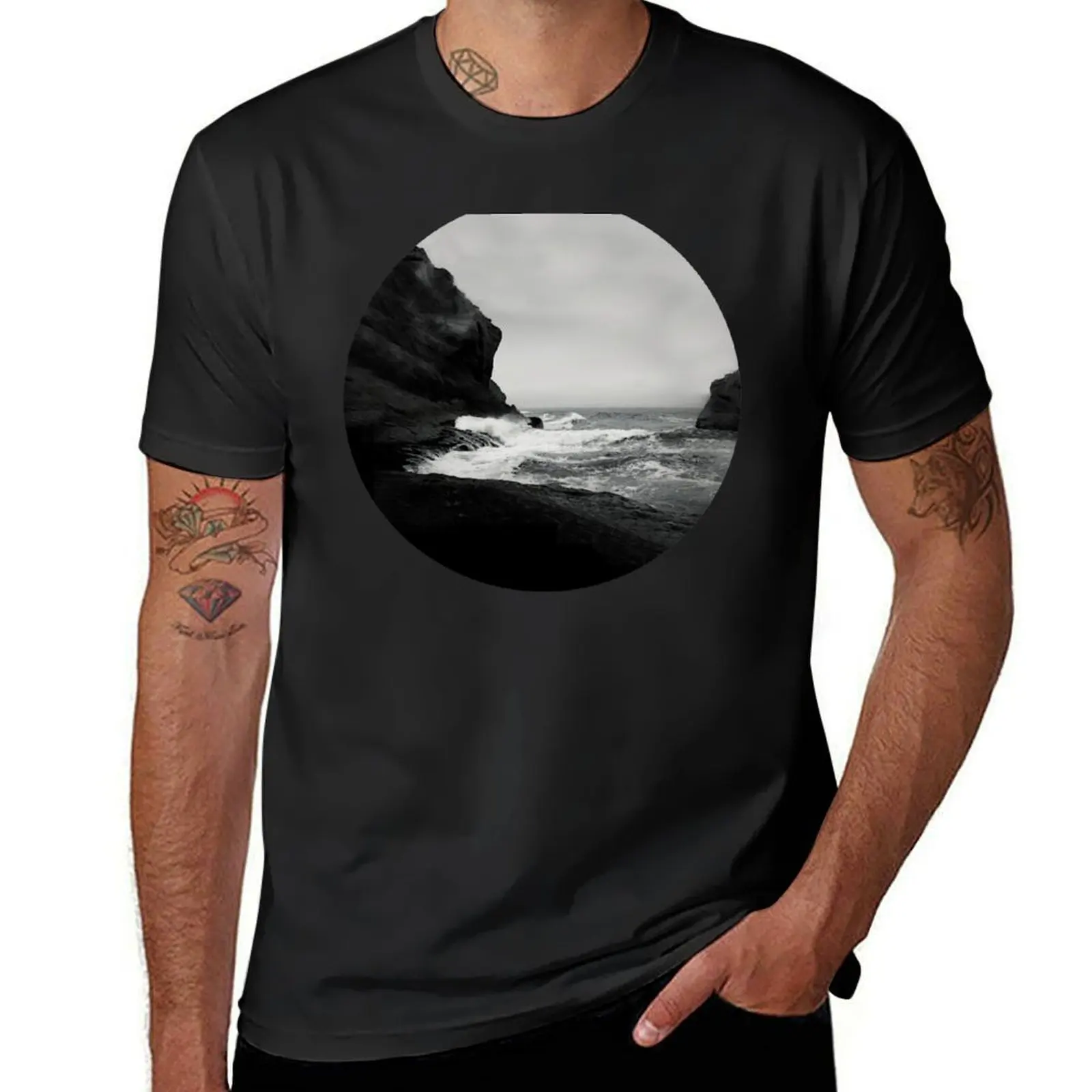 

Ocean T-Shirt blacks cute tops sublime vintage clothes mens workout shirts