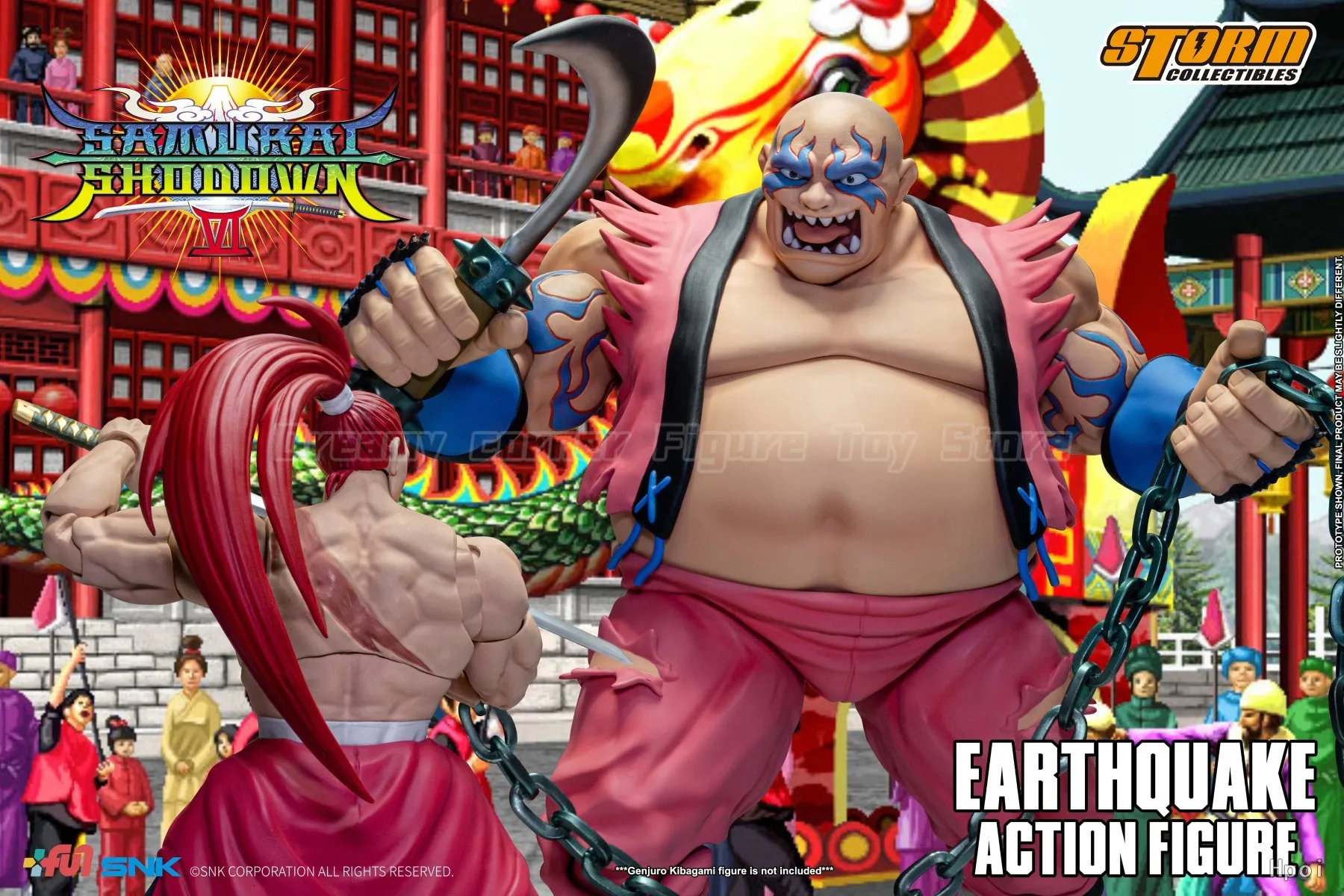 

【In Stock】Original Storm Collectibles Samurai Shodown VI EARTHQUAKE Action Figures Model