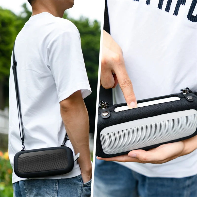 M13K-EVA Travel Cover With Shoulder Strap For Bose Soundlink Flex 1St And 2Nd Gen Speakers-Hard Protective Case