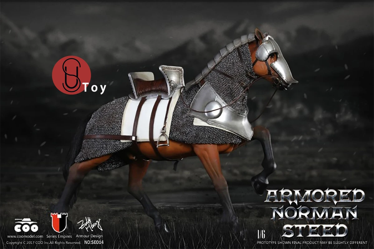 

COOMODEL SE014 1/6 Empire Series Armored Norman Steed Collectible Model Toys Gift