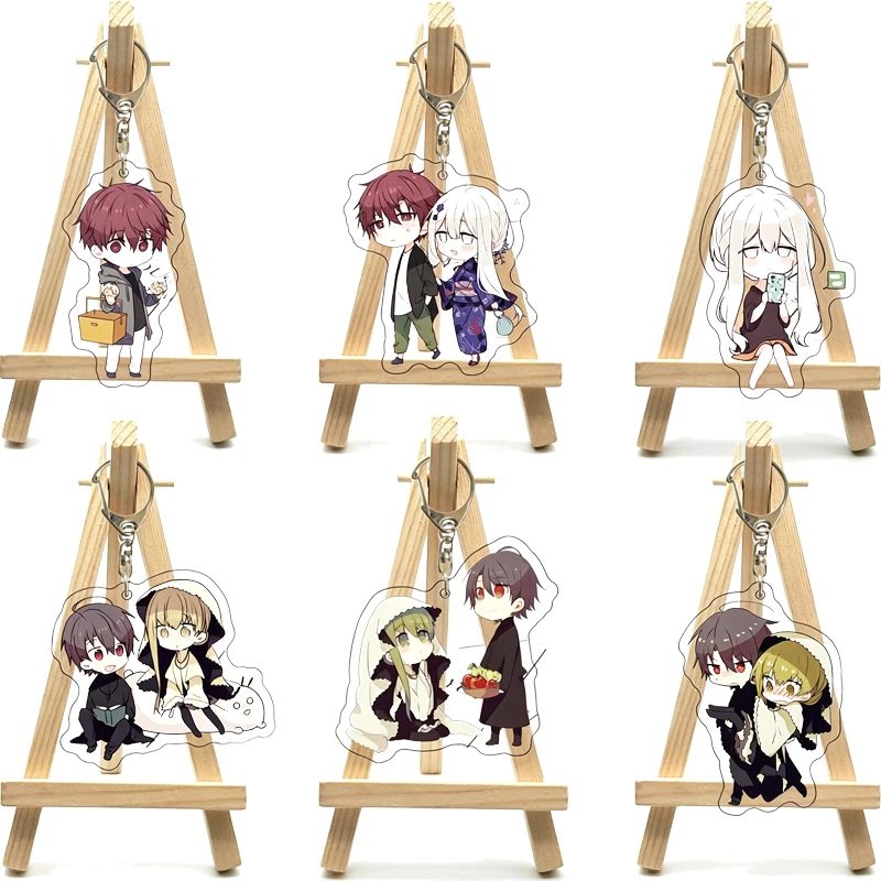 55MM Anime Saint Cecilia & Pastor Lawrence Figure‌ Cecilia Lawrence Acrylic Keychain Cute Exquisite Pendant Gifts