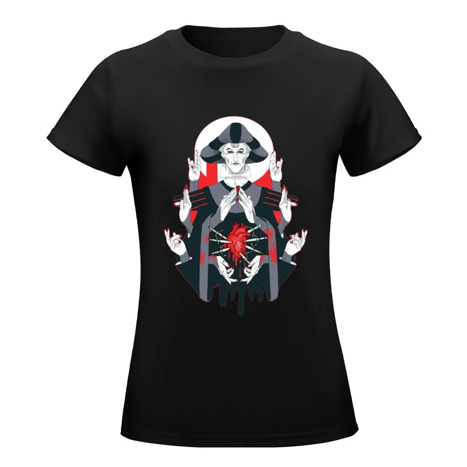 Fallen God's of Painfully Justice T-Shirt graphics Blouse Womens clothing