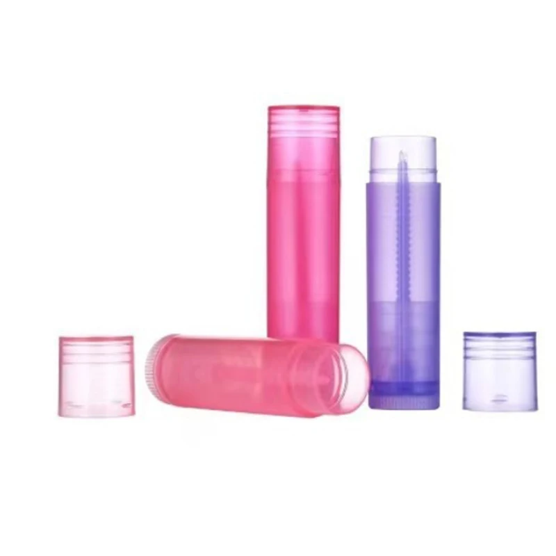 10Pcs 5g Leere Lippenstift Lip Gloss Tubes Flasche Kosmetische Behälter Großhandel Gläser Balsam Rohr Kappe Reise Make-Up werkzeug Lip Balm