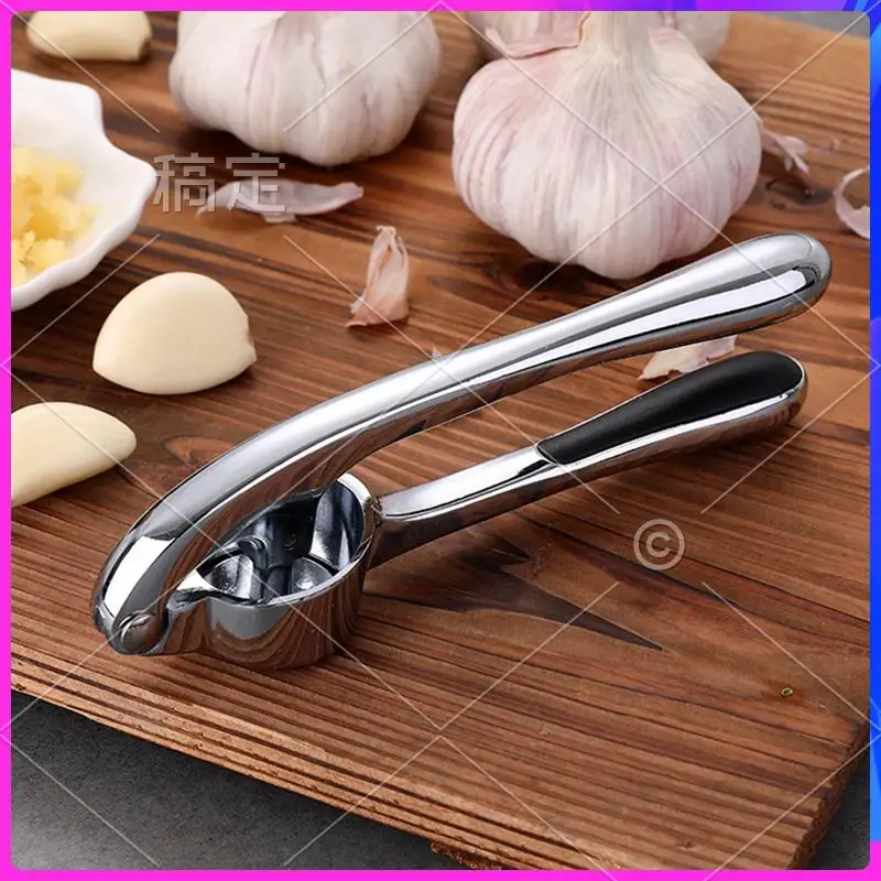 

НОВЫЙ набор пресс для чеснока Пресс для чеснока с удобной ручкой - Инструмент для измельчения чеснока - Легко очищаемый пресс для чеснока