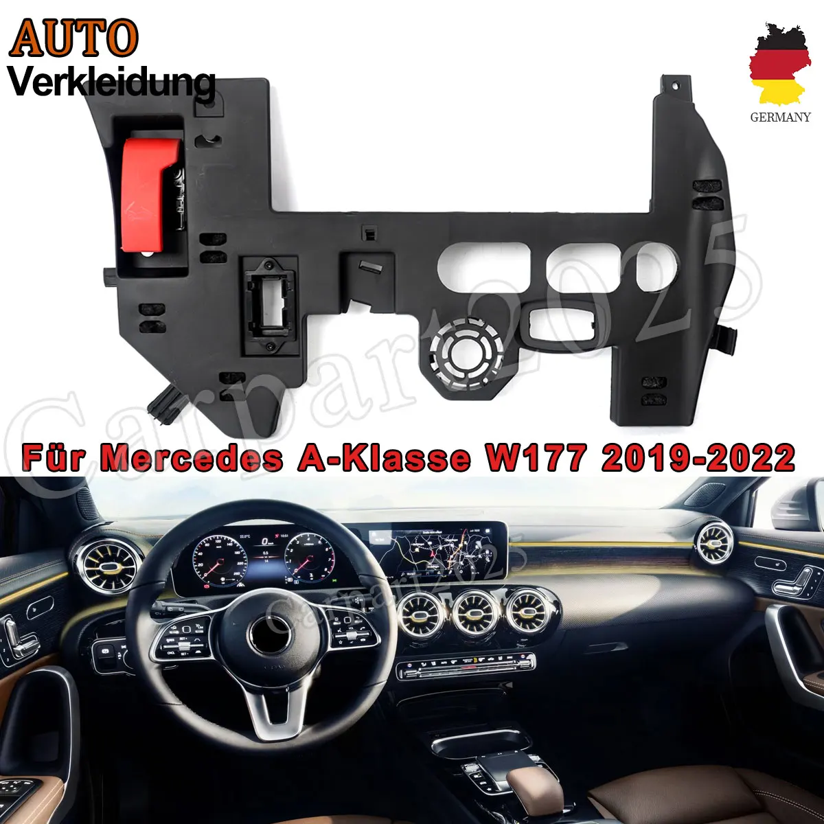 

Нижняя панель приборной панели с левым рулем для Mercedes-Benz A-Class W177 CLA35 A220 CLA250 CLA45 2019-2022, замена для A1776800900