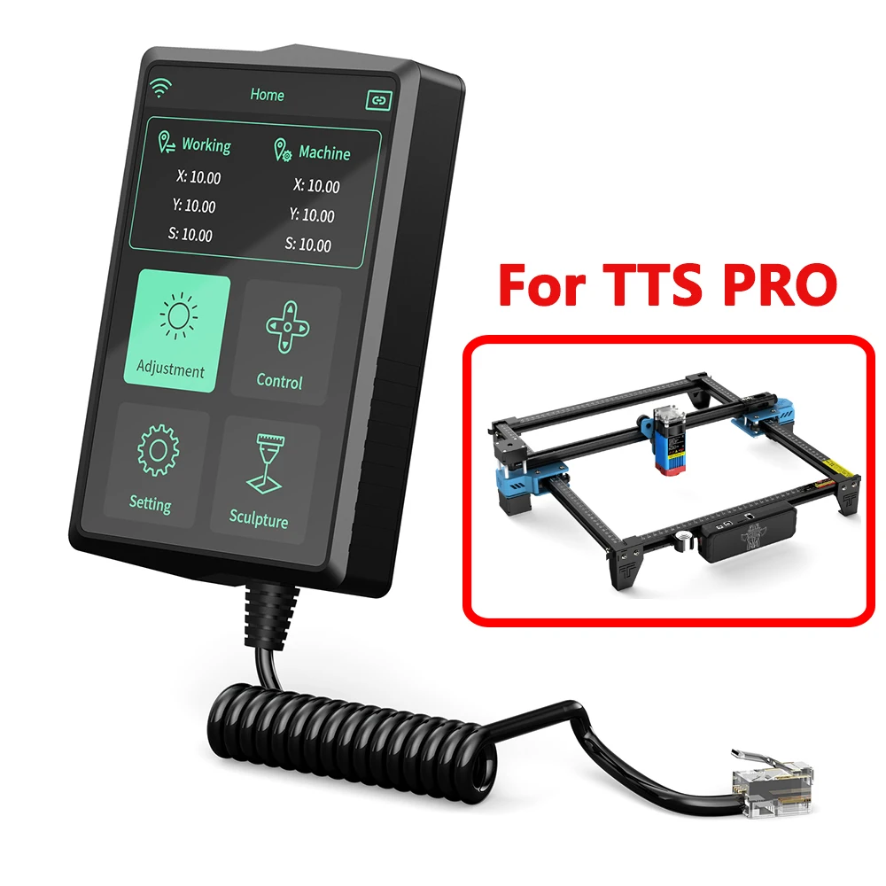 Imagem -02 - Duas Árvores-tela Sensível ao Toque Portátil para Máquina de Gravação a Laser 35 Polegadas para Tts Pro Tts55 Pro Tt10 Pro