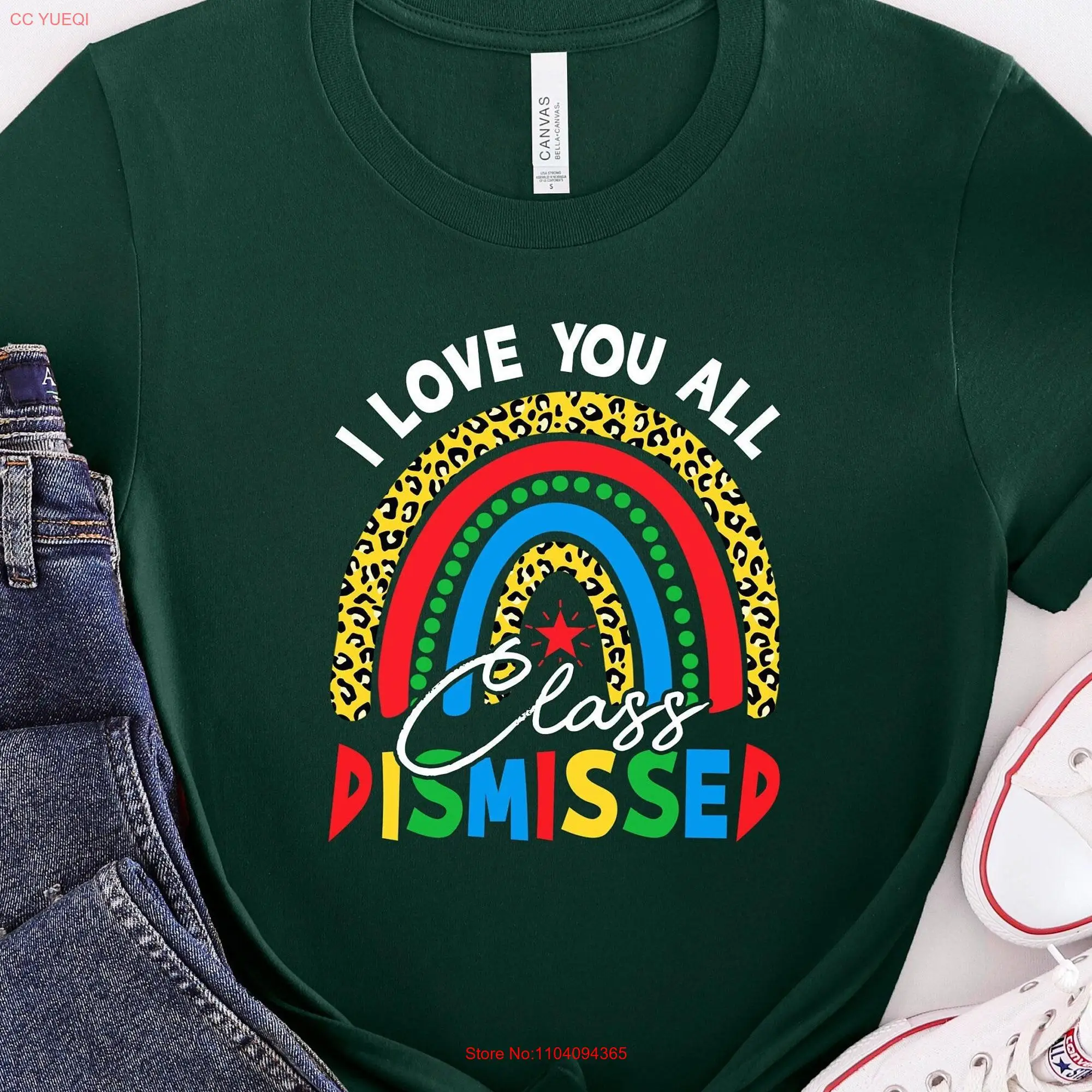 I Love You All Class Dismissed T Shirt Autism Awareness Month Neurodiversity Teacher SupporT long or short sleeves