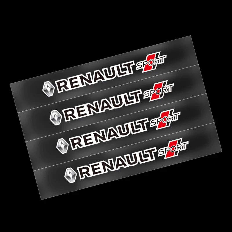 4 قطعة شعار السيارة ملصقات مرآة الرؤية الخلفية ممسحة الشارات اكسسوارات لرينو RS ميجان 2 3 4 ترافيك ذات المناظر الطبيعية الخلابة كليو كابتور توينغو