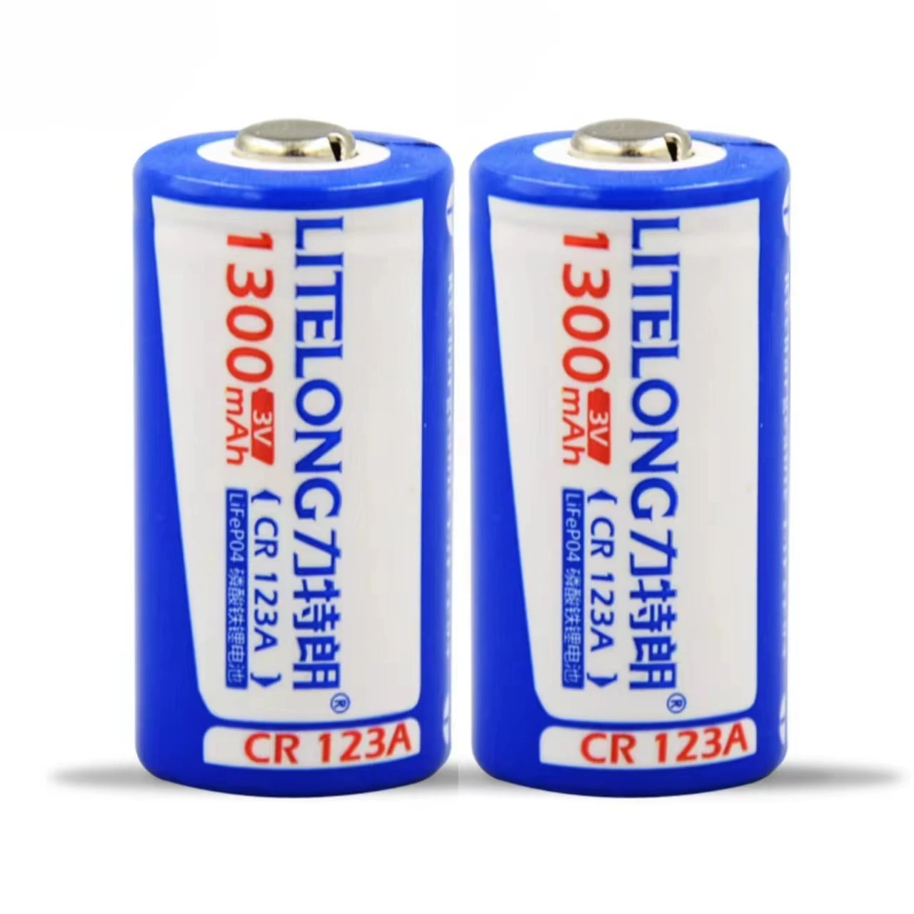 2 sztuki 3.0v CR123A akumulator LiFePO41300mAh bateria litowa z inteligentną ładowarką CR2 CR123A