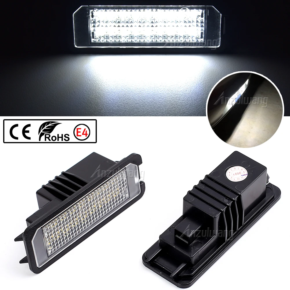 

Canbus LED LICENSE NUMBER PLATE LIGHT LAMP FOR VW Amarok Eos Golf/ GTI Beetle Polo Passat CC Phaeton Scirocco Lupo
