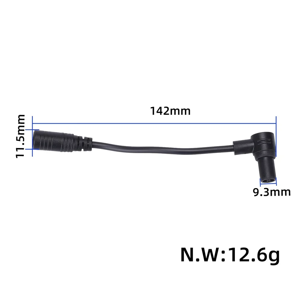 Adapter Cable for Connecting DC2.1 Output Devices to Hollow Head Input Ports in Scooter and Battery Power Applications