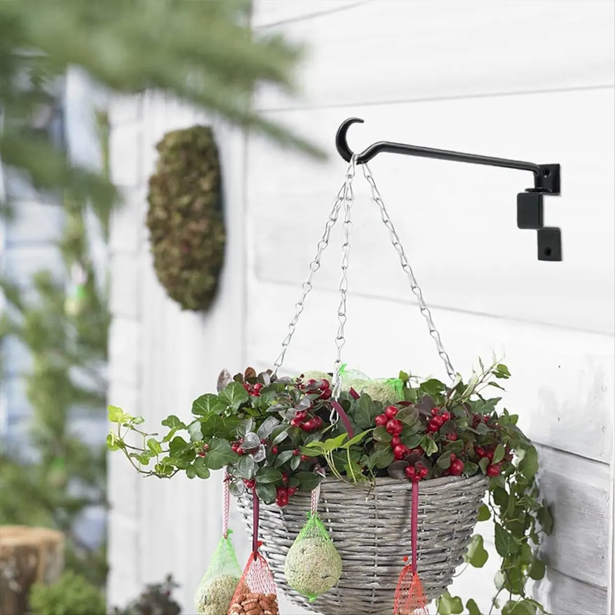 (AIMA) 12 Inch 2 Pack Swivel Plant Hangers Outdoor Heavy Duty - for Flowers Baskets Pots Bird Feeder Lanterns Wind Chimes