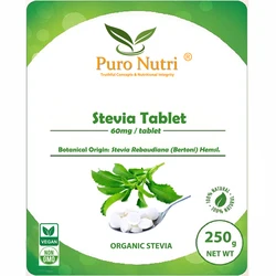 Organic Stevia Sweetener Tablet Portable Natural Sugar Substitute