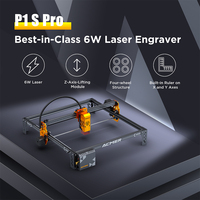 ACMER P1 S Pro 5.5W Laser Engraving Machine LightBurn Gcode License 400x400 Honeycomb Complete supporting facilities