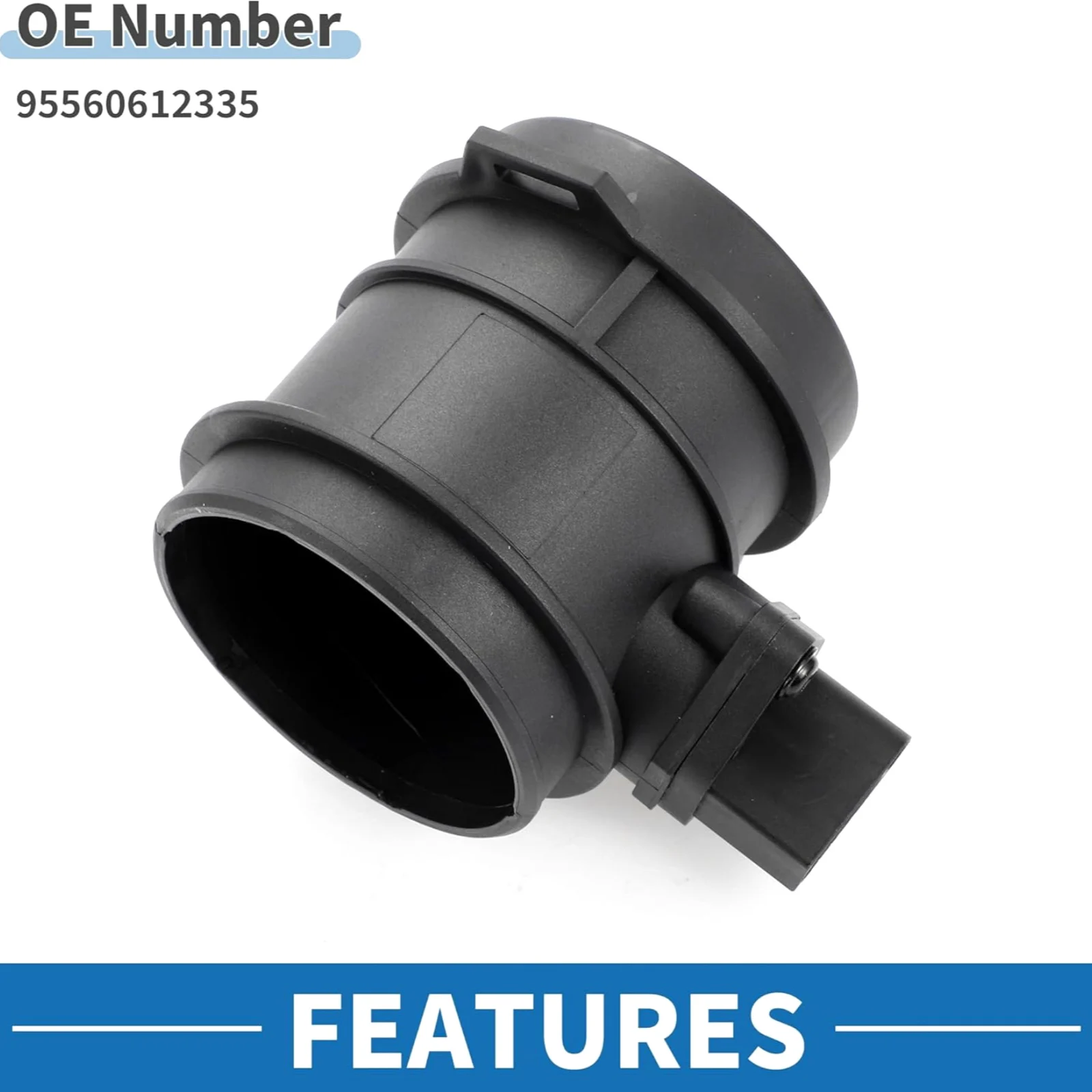 

MAF Mass Air Flow Sensor 0280218141 7L5906461A for Porsche Cayenne Base 2004-2006 V6 3.2L 2008-2010 V6 3.6L DOHC Replacement