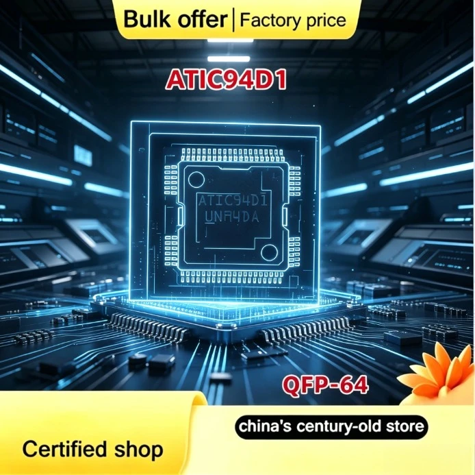 5 pièces ATIC94D1 UN94DA QFP64, puce vulnérable pour carte informatique automobile