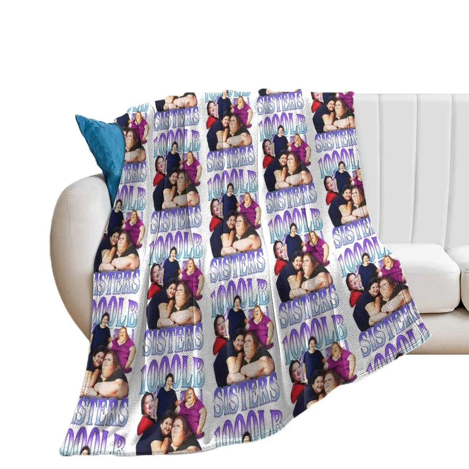 

1000LB Sisters Throw Blanket warm for winter Decorative Sofas Blankets