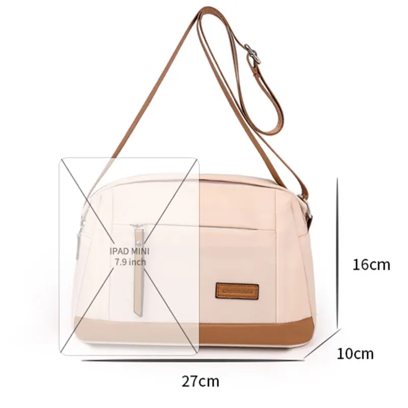 Women\'s Bag New Fashion Messenger Crossbody Bag for Girl Students Nylon Female Handbags Bolsas Summer Bag Designer Casual Purse