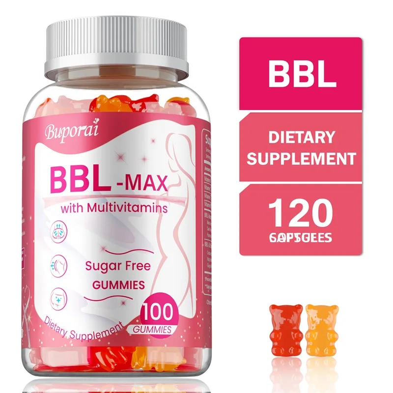 

BBL-MAX Gummies - Buttock Butt Enhancement Gummy All-natural Dietary Supplement Ingerdient Sugar and Dairy-free