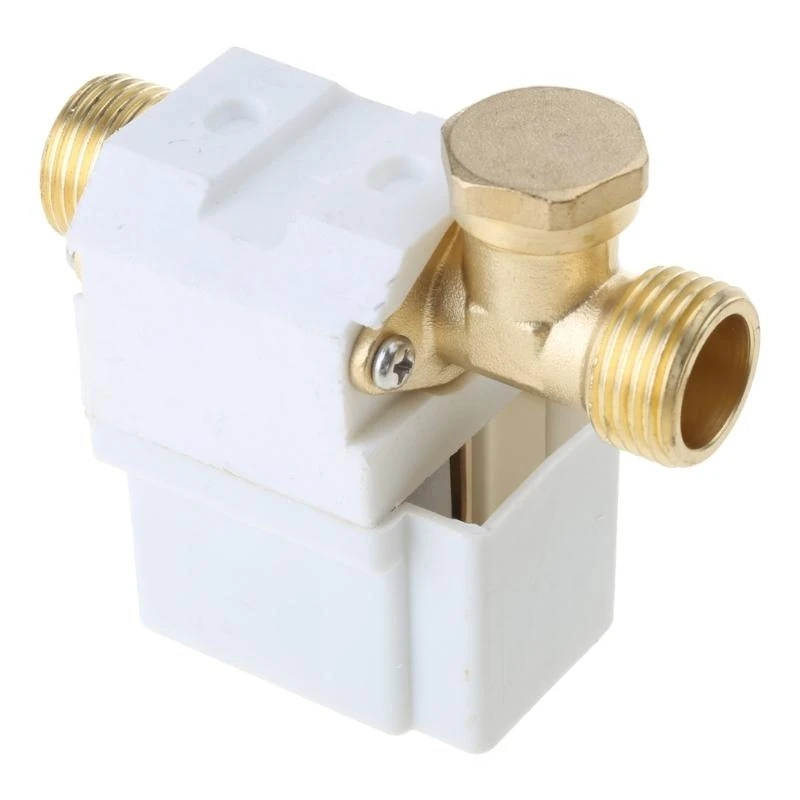 ملف لولبي كهربائي بوصة لصمام هواء الماء N/C مغلق عادة لتيار مستمر 12 فولت Ne جودة عالية