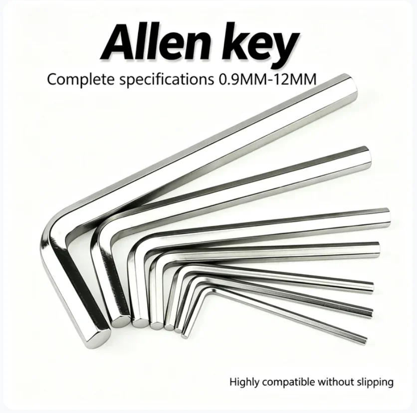 Metric Allen Hex Wrench M0.9 M1.27 M1.5 M2.5 M3 M4 M5 M6 M8 M10 M12 allen tool wera tools small spanner