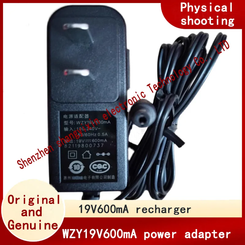19V600mA charger WZY19V600mA L68M sweeping machine power adapter Intelligent robot vacuum cleaner line