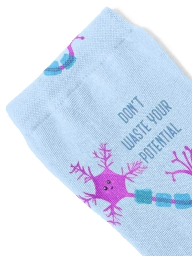 Don't waste your potential, neuron motivation Socks Climbing hiking hip hop Male Socks Women's