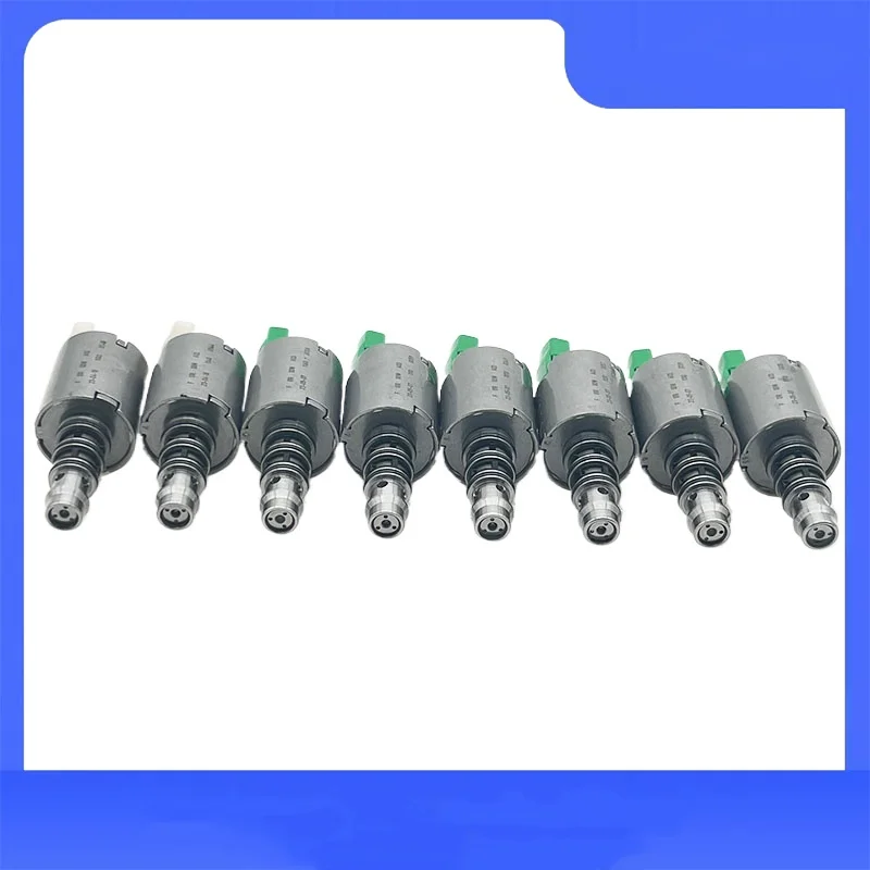 Original New 0AM DQ200 Transmission Dual Clutch Shift Oil Pressure Solenoid Valve 8PCS/Set For Volkswagen Audi Skoda