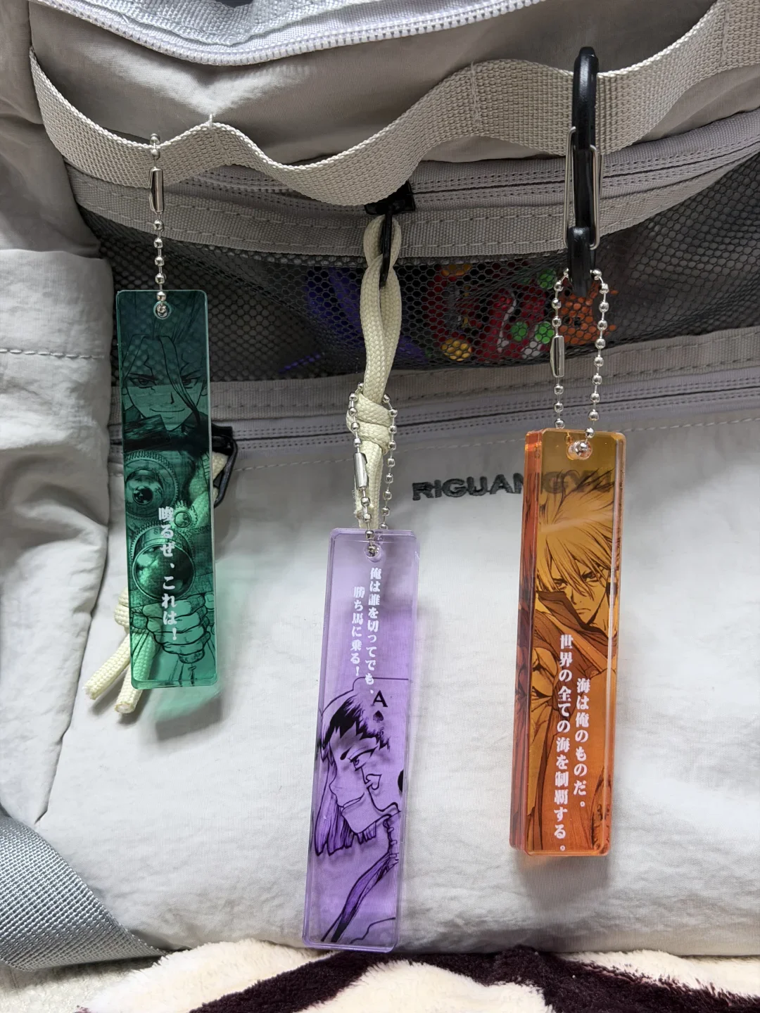 Llavero de Anime Dr.STONE para Mujer, Llavero Acrílico de Senku Ishigami, Llavero con Colgante de Taiju Oki, Accesorio Decorativo, Regalo para Amigos
