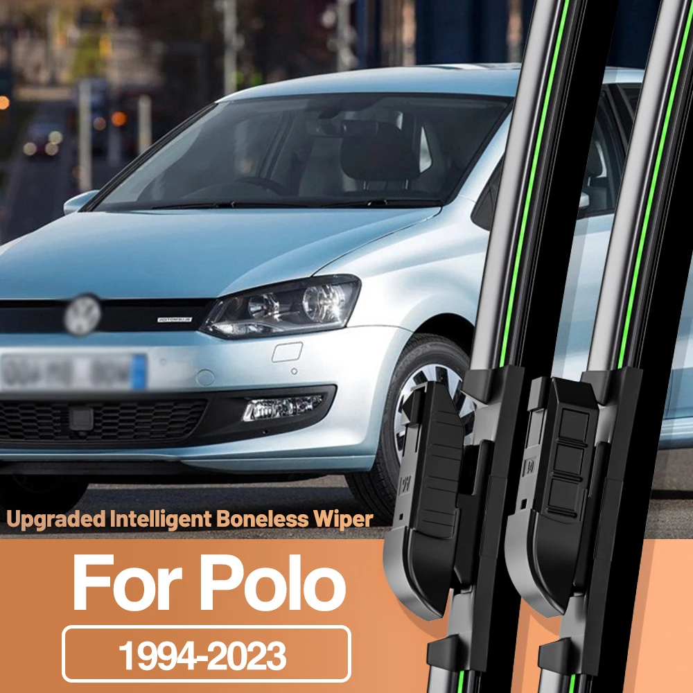 2pcs For VW Polo 6N 9N 6R 6C AW1 BZ1 1994-2023 Front Windshield Wiper Blades Windscreen Window Accessories 2006 2010 2017 2018