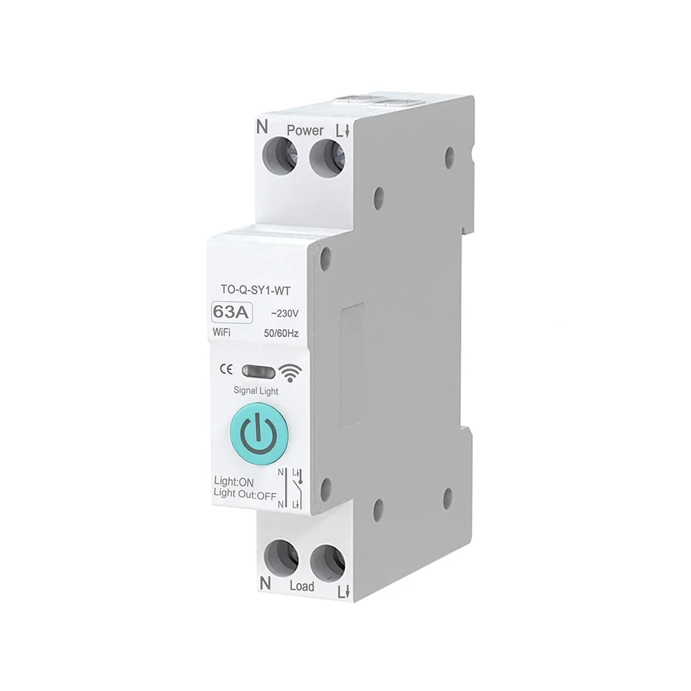 

Remote Home Control DIN Rail Switch Remote Control Circuit Breaker App Integration Electrical Management Dedicated App