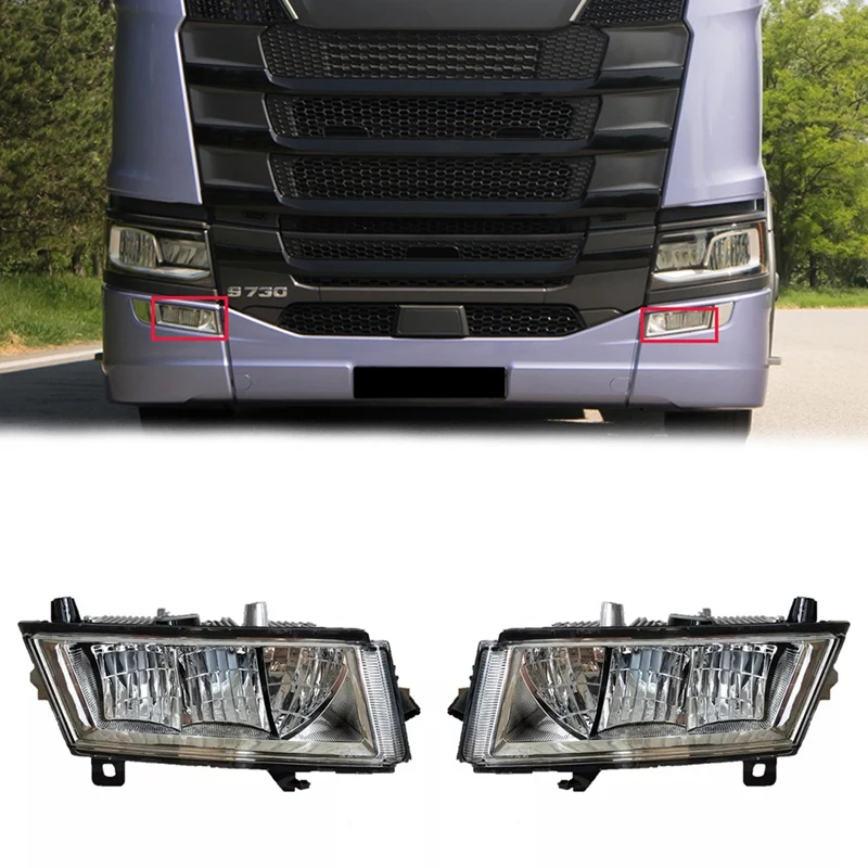 Front Right LED Fog Lamp Daytime Running Lamp For Scania R650 G500 S730 S500 P500 Truck 2552715 2552718 R