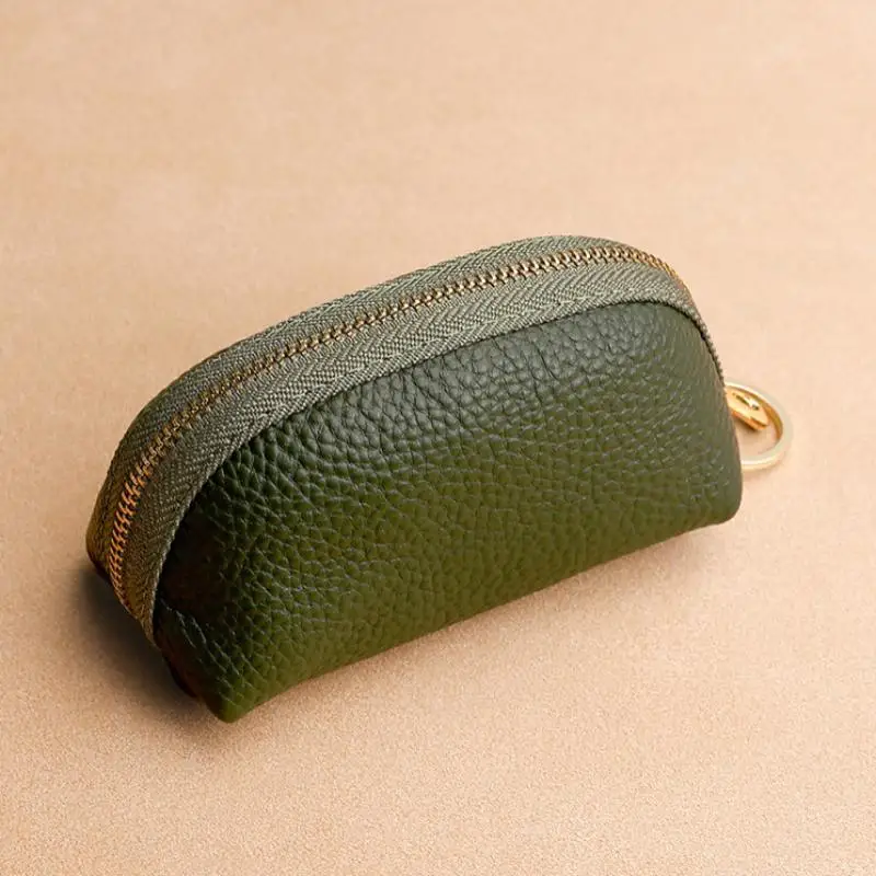 PU-Leder Autoschlüssel-Etui für Männer und Frauen, Geldbörsen, Haushalts-Schlüsselhüllen, Reißverschluss-Aufbewahrungstasche, Kartentaschen – Detail 6