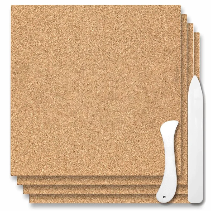 

A96K-4PCS Stained Glass Supplies 12In X 12In, 1/2In Thick Heat Resistant Stained Glass Work Surface,Supplies To Protect Table