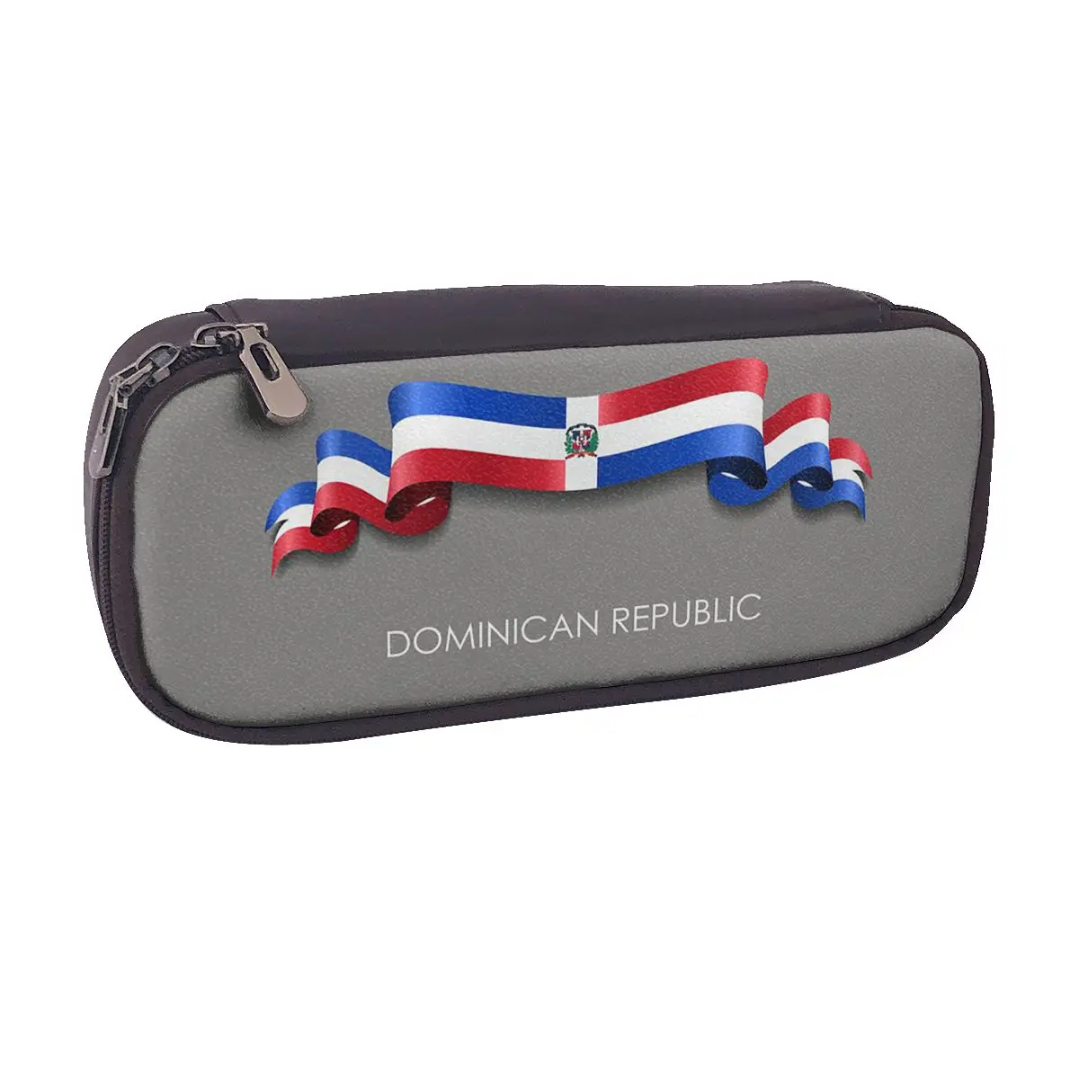

Кожаный пенал с флагом Доминиканской Республики для мальчиков и девочек, подарки, коробка для ручек, сумка-карандаш, канцелярские принадлежности, сумка-держатель для ручек