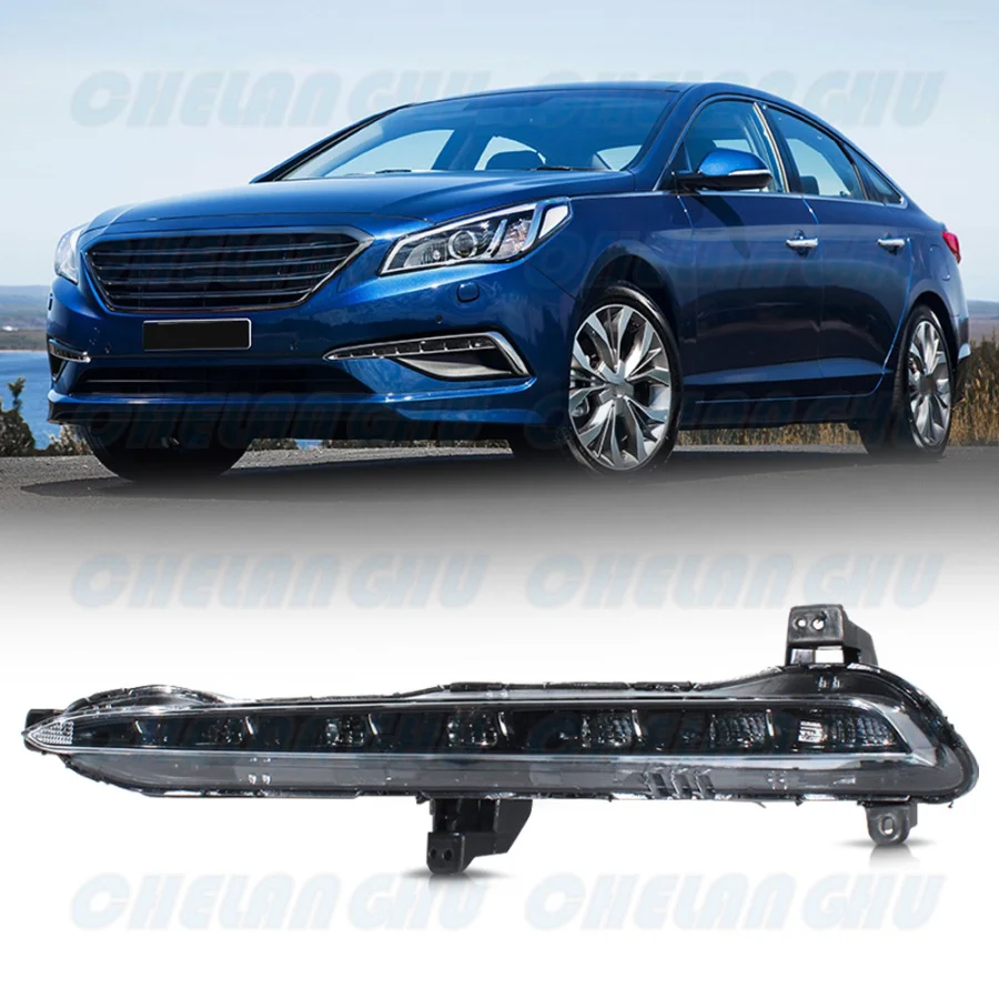 

For Hyundai Sonata 2015 2016 2017 car accessories Left Side Front Bumper LED DRL Daytime Running Light Lamp 92207-C1000