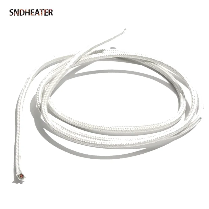 SNDHEATER 1 متر 5 متر 10 متر مقاومة درجات الحرارة العالية معزول الكهربائية الميكا كابل من الألياف الزجاجية مرنة النحاس المقاومة سلك النوى
