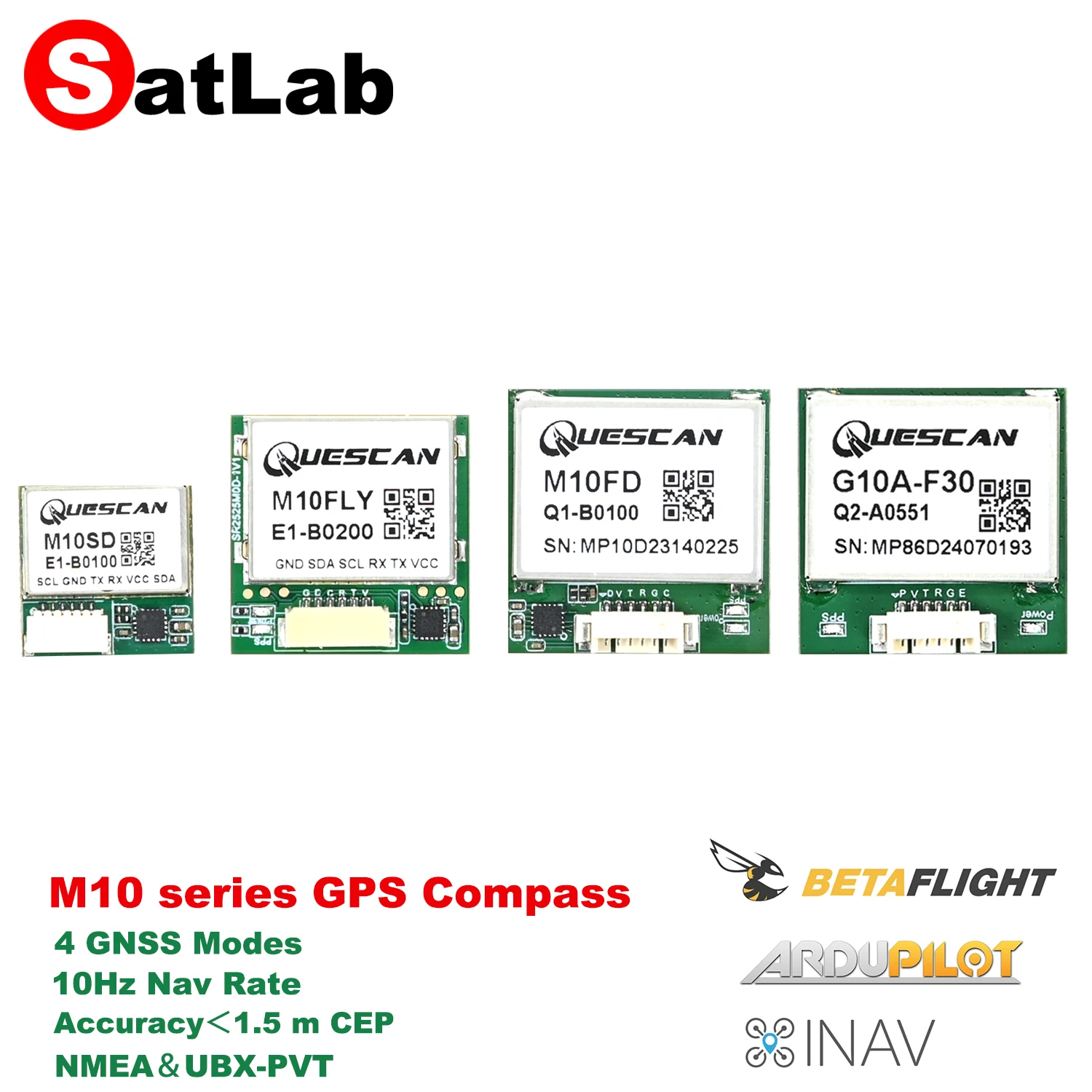 Протокол NMEA UBX Модуль M10 GPS 10 Гц с компасом для контроллера полета дрона FPV Ardupilot Betaflight INAV GPS, намного лучше, чем M8N