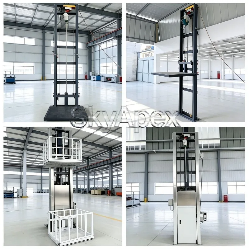 Deposit Customized Electric Hydraulic Cargo Lift Home Small Simple Elevator Factory Warehouse Hoist Lift Platform